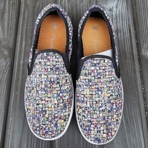 NWOT Bernie Mev Colorful Slip-On women’s  Shoes